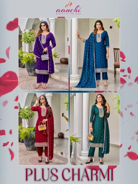 Aanchi plus charmi best wholesale kurtis in surat